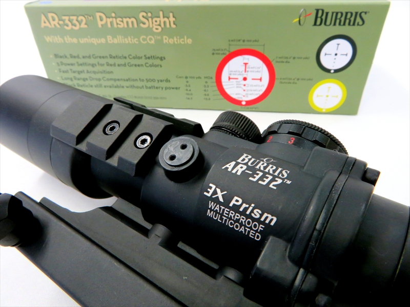 BURRIS AR-332タイプ ３Xプリズムサイト｜トイガン、ドットサイト 