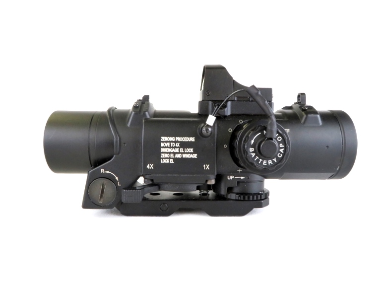 ELCAN SPECTER DRタイプ 1-4X可変スコープレプリカ（ドットサイト付