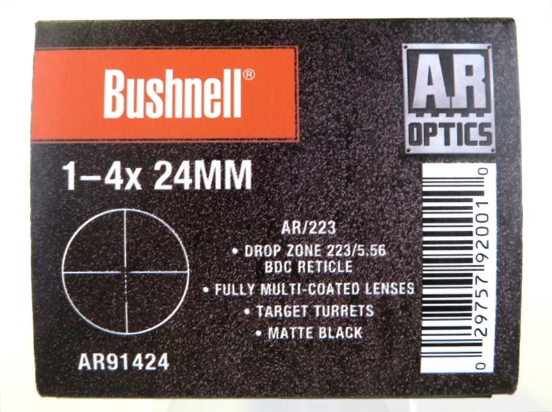 Bush nell AR/223 ライフルスコープ 1-4×24MM 実銃対応 ＜正規品